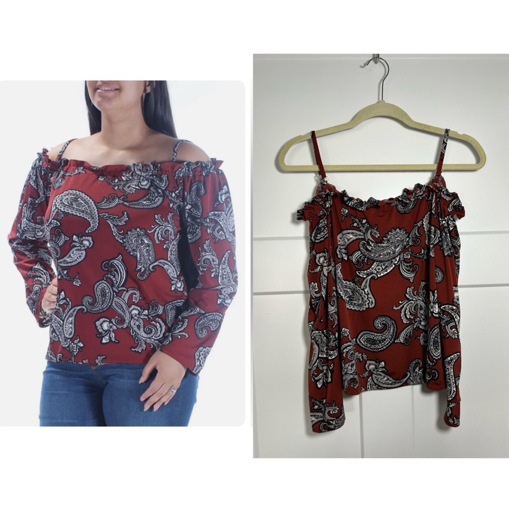 Medium/large off-shoulder blouse top